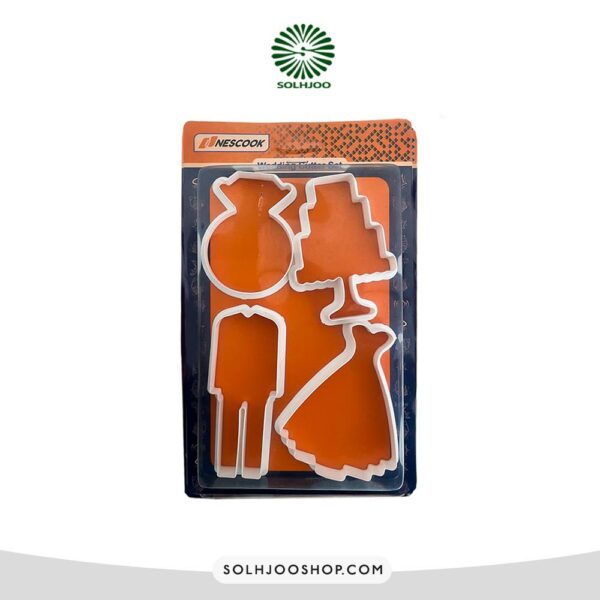 کاتر پلاستیکی عروسی 4 عددی نسکو