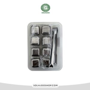 قالب یخ استیل نقره ای