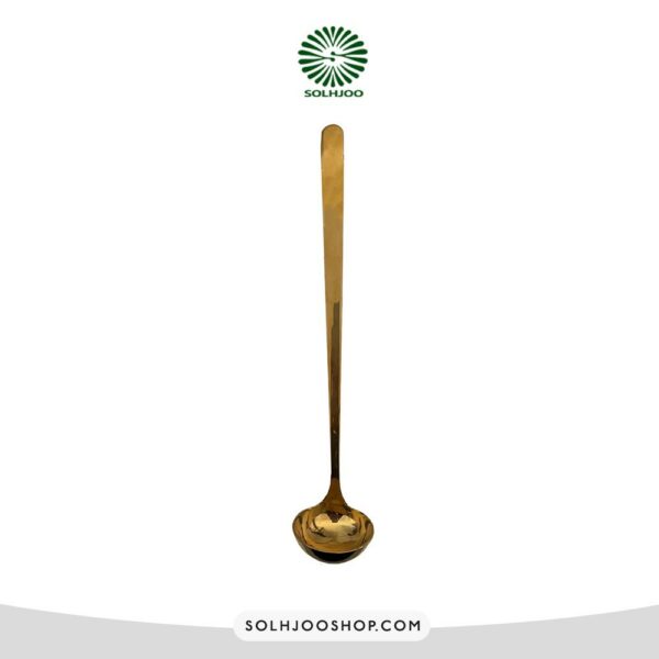 ملاقه طلایی 24 سانت قطر 4.5