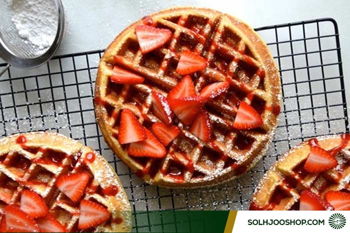 How to make homemade strawberry waffles