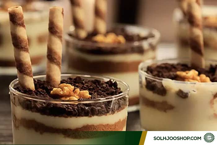 پودینگ قهوه فوری