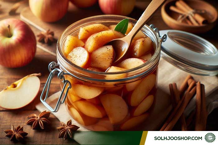 کمپوت سیب 