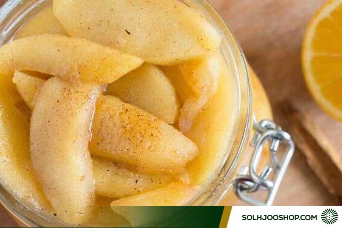 کمپوت سیب خانگی