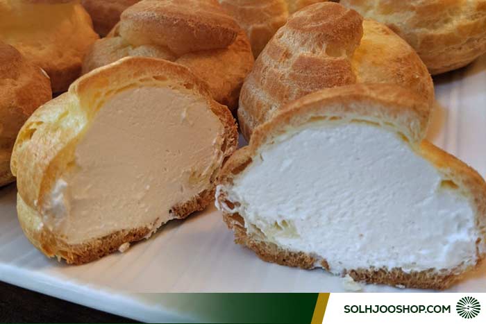 طرز تهیه نون خامه ای