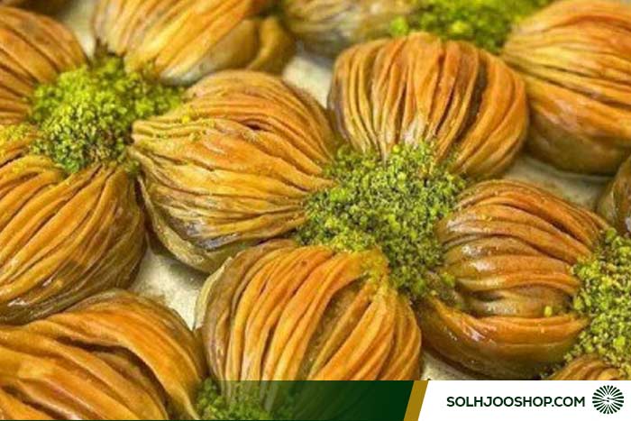 طرز تهیه باقلوا صدفی
