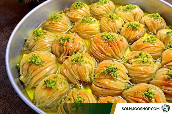 باقلوا صدفی خانگی