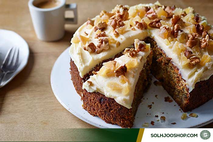 کیک هویج خانگی مناسب پذیرایی