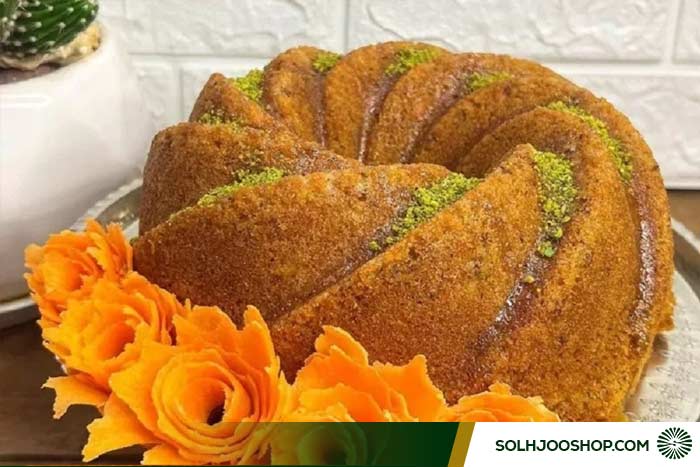 کیک هویج خانگی با طعم دارچین و گردو